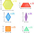 140 Pcs Translucent Pattern Blocks - Educational Light Table Manipulatives and Accessories - Fun and Engaging Geometric Shapes...