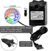 15W 220 GPH Submersible Fountain Pump with LED Light, Ultra Quiet Adjustable Water Pump (800L/H) for Water Feature, Hydroponics, Garden, Pond, Aqu...