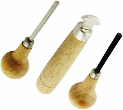 Megacast Stone Setting Tools, Jewelry Stone Prong Pusher, Bezel Pusher & Roller Set of 3...