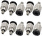 uxcell 10 Pcs M5 Male Thread 6mm Push In Joint Pneumatic Connector Quick Fittings...