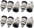 uxcell 10 Pcs M5 Male Thread 6mm Push In Joint Pneumatic Connector Quick Fittings...