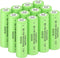 Ni-MH AA Rechargeable Batteries AA 1.2V 1200mAh Nimh Rechargeable Batteries for Solar Lights, Recharge up to 1000 Times (12 Count (Pack of 1))...