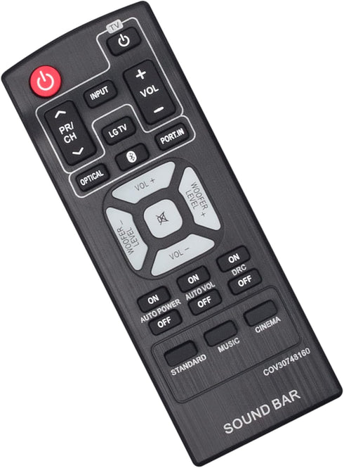 COV30748160 Replacement Soundbar Remote Control fit for LG Sound Bar NB2540 NB2540D...