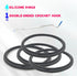 4PCS Rubber Ring+1PCS hook, 3.9inch Gasket Replacement Seal Rings Gaskets Part for Nutribullet Replacement Parts Accessories Blender 900 Series 60...