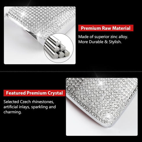 PIFOOG Challenger Accessories for Dodge Charger 2015-2022 Bling Gear Shift Cover Decal Shifter Knob Panel Stickers Car Interior Decoration Crystal...