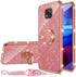 nancheng for Moto G Power 2021 Case, Glitter Luxury Sparkles Soft TPU Silicone Slim Cute for Women Girls with Kickstand, Bling Diamond Ring Stand ...