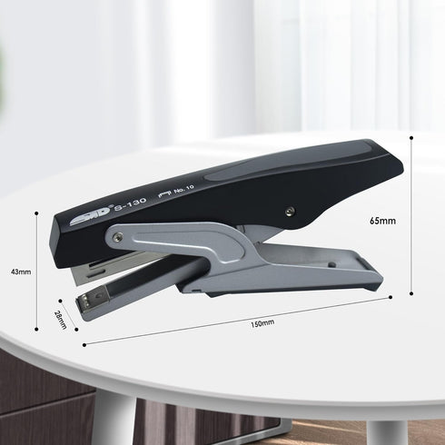 Handheld Plier Stapler, Desktop Stapler, Sturdy Metal Hand Stapler for Office, School and Home, Only Can Use with NO.10 Staples, Black, 2024 Gifts...