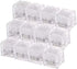 LED Ice Cube Shape Lights Liquid Sensor Glowing Light up Ice Cubes for Drinks Bar Party Wedding Decorations(12Pcs)...