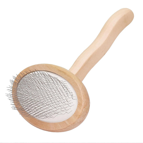 Dog Wooden Handle Brush, Grooming Needle Comb, Dog Knot Hair Removal Brush...