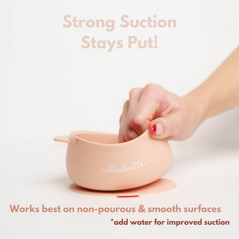 Silicone Baby Bowls with Lids | Toddler Food Storage Bowls Set (Beige)...
