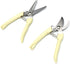 2Pcs Gardening, Flowers, Branches, Trimming Scissors, Stainless Steel Blade Scissors (Ivory White)...