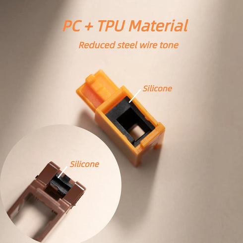 WS Stupid Keyboard Stabilizers, Snap-in Stabilizers with 2u 6.25u 7u Wires, 1.2mm PCB Mount Stabs Kit for Mechanical Keyboards MX Switches...