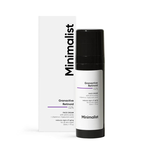 Minimalist 2% Retinoid Anti Aging Night Cream for Wrinkles & Fine Lines | Improves Skin Elasticity, Stimulates Collagen Production for Radiant & G...