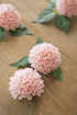 Ling's Moment Blush Dahlia Foam Artificial Flowers Real Touch Faux Fake Flower for Home Decor Graduation Baby Shower Decorations Outdoors Party Fa...