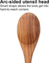 14 Inch Large Wooden Spoon for Cooking Mixing Spoon Serving Spoons Big Non Stick Wood Spoon Spatula Long Handle Spoon Stirring Cooking Spoon...