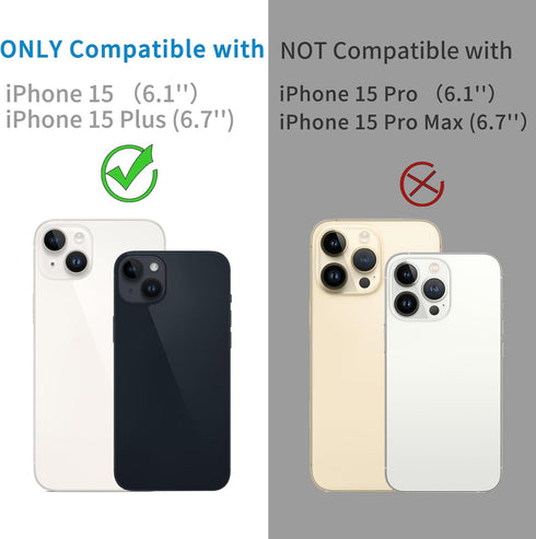 ?3 Pack? Tempered Glass Camera Lens Protector for iPhone 15 6.1" & for iPhone 15 Plus 6.7", Ultra HD, 9H Hardness, Anti-Scratch, Case Friendly, Ea...