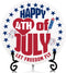 Patriotic Decorations, Happy 4th of July Sign, Desk Plaque with Stand, American flag elements, 4th of July Decor, Independence Day Decorations for...