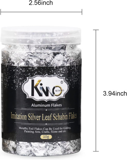 Gold Foil Flakes for Resin, 30g Gold Leaf Flakes for Nail Art, Painting, Crafts, Slime and Resin Jewelry Making (10g / Bottle)...