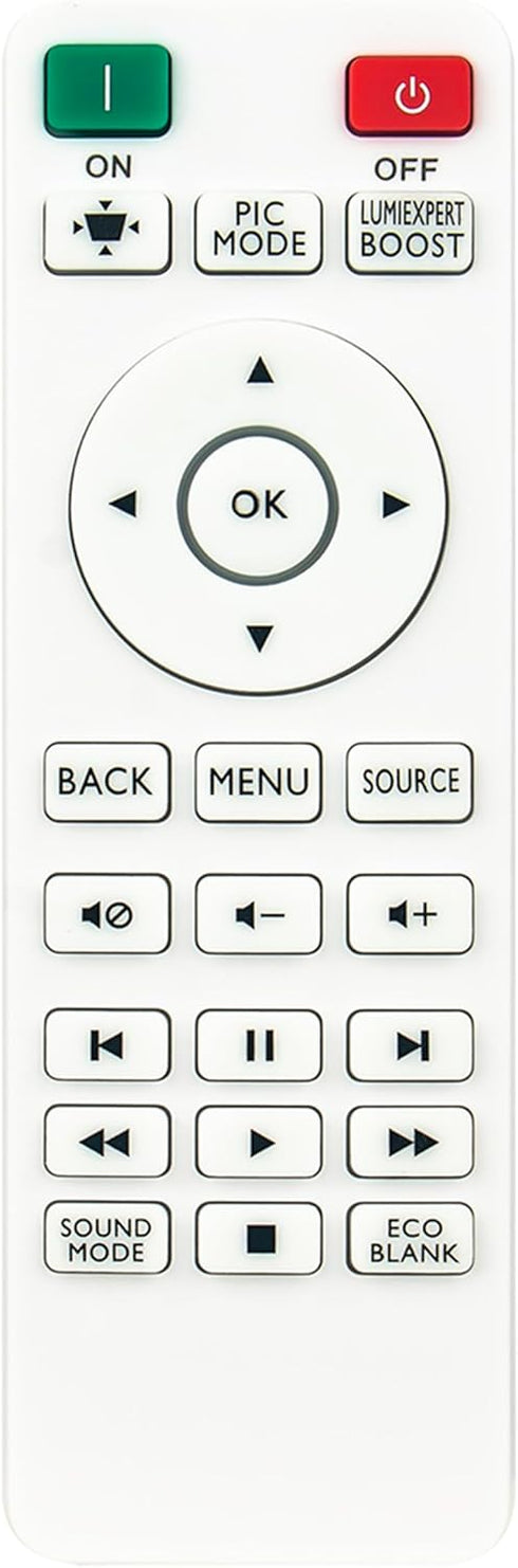 RCV013 5J.JGY06.001 Replace Remote Control fit for BenQ Projector TH671ST, TH585, TH585P, TH685, TH685P, TH685i, TK700...