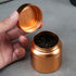 2PCS Round Metal Pill Case, Aluminum Alloy Waterproof Travel Pill Organizer Pill Container for Outdoor Camping Hiking Travel......