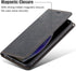 QLTYPRI for iPhone XR Case, Premium PU Leather Cover TPU Bumper with Card Holder Kickstand Hidden Magnetic Adsorption Shockproof Flip Wallet Case ...