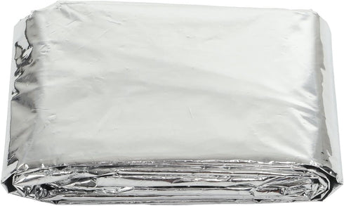 Emergency Foil Mylar Thermal Blanket, Rain Poncho with Hood Hybrid Survival Gear Reduce Uneven Heat Environment Waterproof Equipment for Outdoors ...