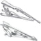2Pcs Hunting Tie Clip Set for Men Unique Silver Gun Sword Arrow Tie Bar Personalized Fathers Day Birthday Jewelry Gift...