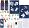 WEBEEDY 30 Sheets Cyanotype Paper Leaves Sun Print Paper Kit,A4 High Sensitive Sun Paper Nature Sun Printing Kit,Sun Art Paper Sun Print Paper for...