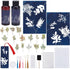 WEBEEDY 30 Sheets Cyanotype Paper Leaves Sun Print Paper Kit,A4 High Sensitive Sun Paper Nature Sun Printing Kit,Sun Art Paper Sun Print Paper for...