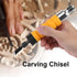 Electric Woodworking Carving Chisel Engraving Knife Tool Accessories for Carpenter and Graver 5 Blades and 1 Wrench (Drive Unit Needed)...