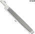6 Inch Flat Medium Cut File, Double Cut Teeth, Made of High Carbon Steel, Flat Hand File Without Handle, Suitable for Shaping Metal, Wood, and Oth...