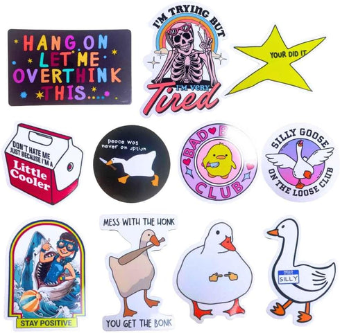 12PC Funny Magnets | Meme Refrigerator Magnet on Fridge Car Locker Magnetic Cute Fun Cool Sarcastic Anime Decorative Weird Silly Goose Little Cool...