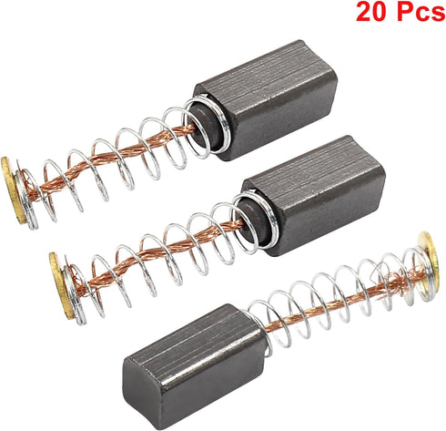 20 Pcs Carbon Motor Brushes, 10mmx5mmx5mm Electric Motor Carbon Brushes Replacement for Repair Power Tools Part...