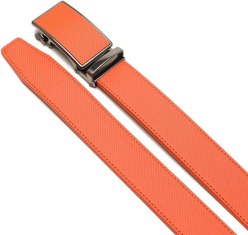 Mens Belt,Ratchet Belt Dress with 1 3/8" Genuine Leather with Easier Adjustable Buckle, Trim to Fit...