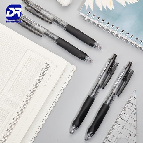 Gel Pens, 0.5mm Black Ink Pens Fine Point Smooth Writing Pens 10 Pcs, Ball Point Pens for Journaling Note Taking, Cute Aesthetic Office School Sup...