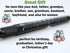 Uzi Tactical Utility Pen Features Screwdriver, Stylus, Ruler, Phone Holder, A Level, LED Light, Refillable Ballpoint Writing Tactical Pen, Black, ...