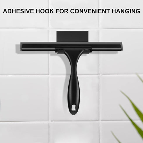 SetSail Squeegee for Shower Glass Door Stainless Steel Shower Squeegee for Glass Doors All-Purpose Window Squeegee for Tile Shower Walls, Sink, Mi...