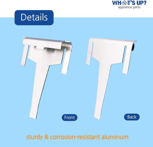 What's Up? DA61-06796A Clip Drain 1 Piece Refrigerator Drain Tube Clip Evaporator Replacement for Samsung Compatible with da61-06796a, ap5579885, 2683163 (1 piece)