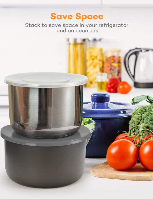 Silicone Lid Inner Pot Cover Accessories Compatible with Ninja Foodi Pressure Cooker and Air Fryer 6.5 Quart and 8 Quart, Grey,By SiCheer...