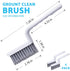Grout Brush Cleaning,Hard Bristle Grout Cleaner for Tile Floors,Bathroom Cleaning Brushes for Scrub Shower Tile Grout, Black, 4 Pieces...