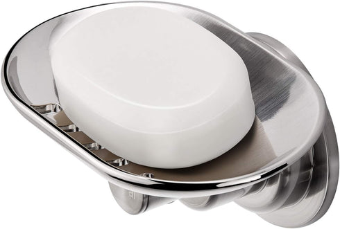 JiePai Suction Cup Soap Dish Elegant Suction Cup Soap Holder Wall Mounted Soap Holder for Bathroom Kitchen...