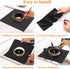 10 Pack Stove Burner Covers Double Thickness Reusable Non-Stick Heat-Resistant Gas Range Protectors for Kitchen and Easy to Clean?Black?