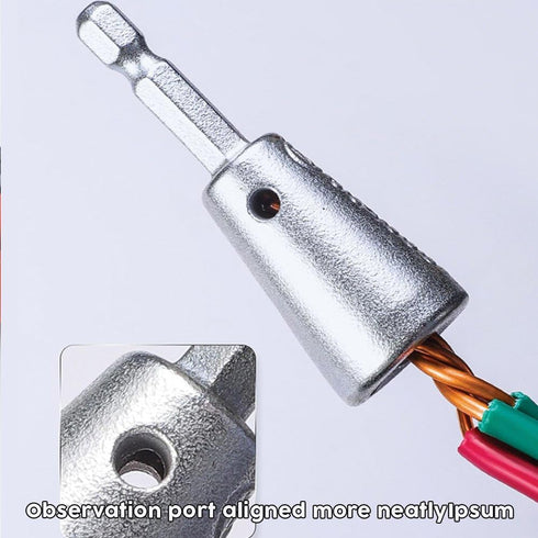 PACK 3 Wire Twisting Tool Wire Connector, 2024 New Wire Twisting Tool Wire Stripper Tool Wire Twister Tool for Drill, Wire Stripping and Twisting ...