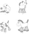 Simplicity Frog, Cat, Dog, and Horse Plush Animal Sewing Pattern Kit, Code S9521, One Size, Multicolor...