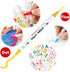 TRANSON 36 Color Dual-tip Acrylic Paint Pen Set for Canvas Rock Wood Leather Ceramic DIY Painting...