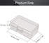 Fielect 5Pcs 9V Battery Storage Case, Battery Organizer for 9V Battery Multipurpose Battery Storage Box Holder Case Transparent for 9V Battery...
