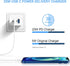 iPhone Fast Wall Charger 20W, ?MFi Certified? Elktry Dual-Port PD 3.0 USB C & QC 3.0 USB A Charger Block with 6FT Lightning Cable Compatible with ...