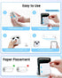 Mini Receipt Printer - TP6-S Mini Bluetooth Thermal Printer - Mini Sticker Printer Machine - with 1 roll Non-Adhesive Thermal Paper for Receipt/St...