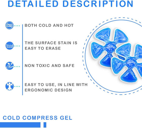 Head Gel Ice Pack, Helmet Ice Pack, Used for Catcher Helmets, Outdoor Sport, Equestrian Riding, Operation On The Head, Relieve Summer Heat and Kee...