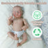 SCOM 4 PCS Baby Doll Diapers Baby Doll Accessories Sets Sized for 14-18 inch American Reborn Baby Dolls,Realistic Baby Dolls, for Kid Age 3+ (Diap...